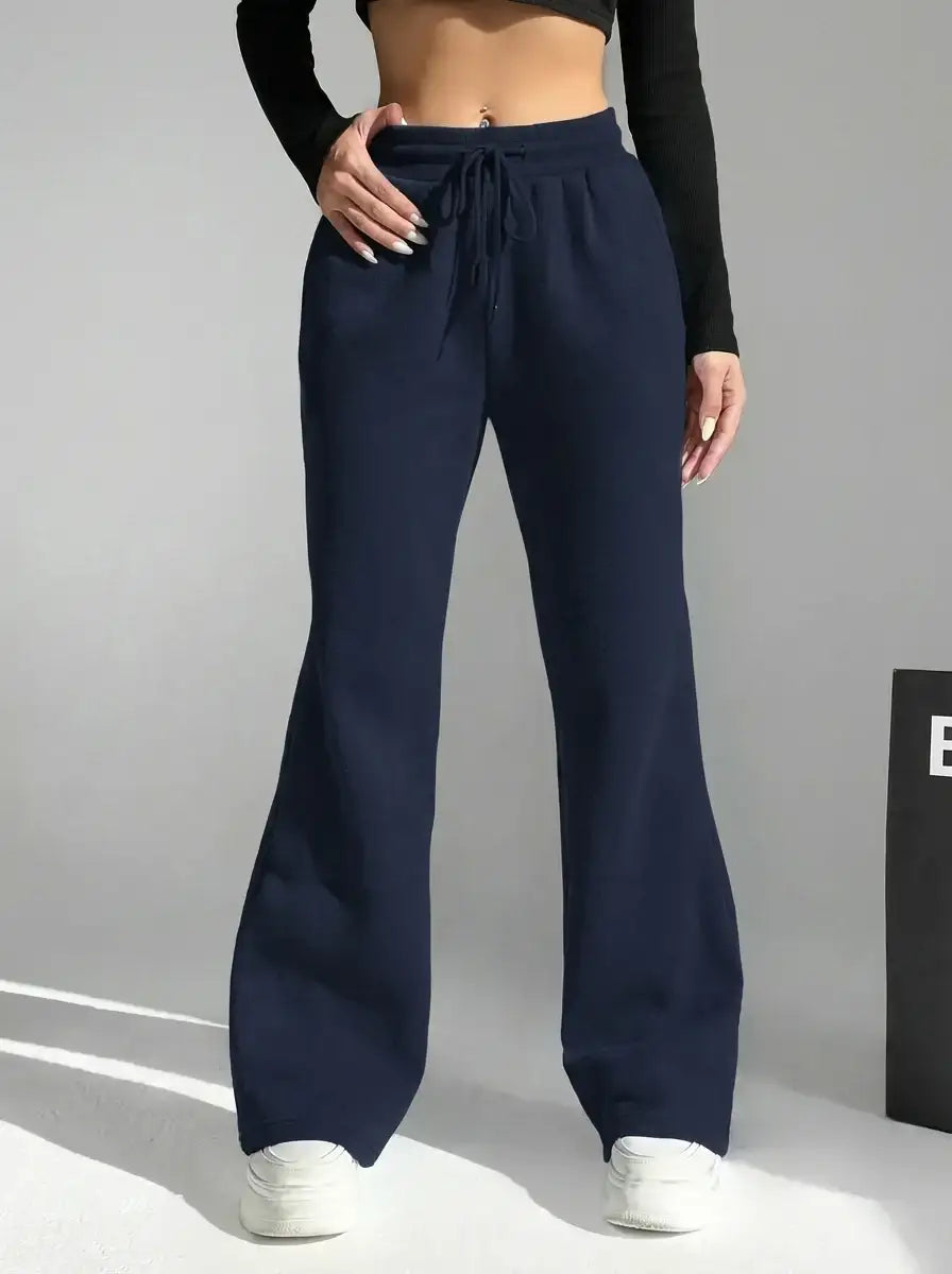 LT1K Navy Blue Flare Trouser.(Perfect For All Season)
