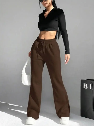 LT1K Brown Flare Trouser.(Perfect For All Season)