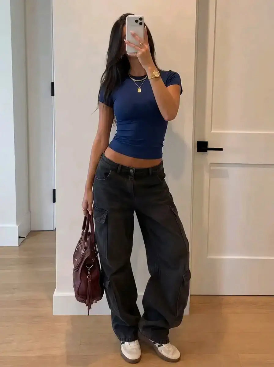 LT1K Crop Slim T-Shirt