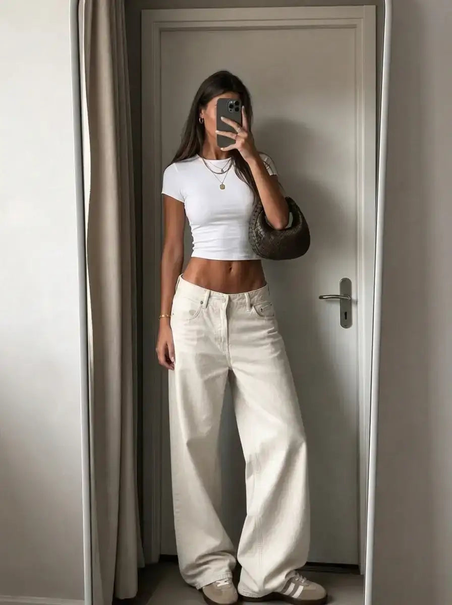LT1K Crop Slim T-Shirt