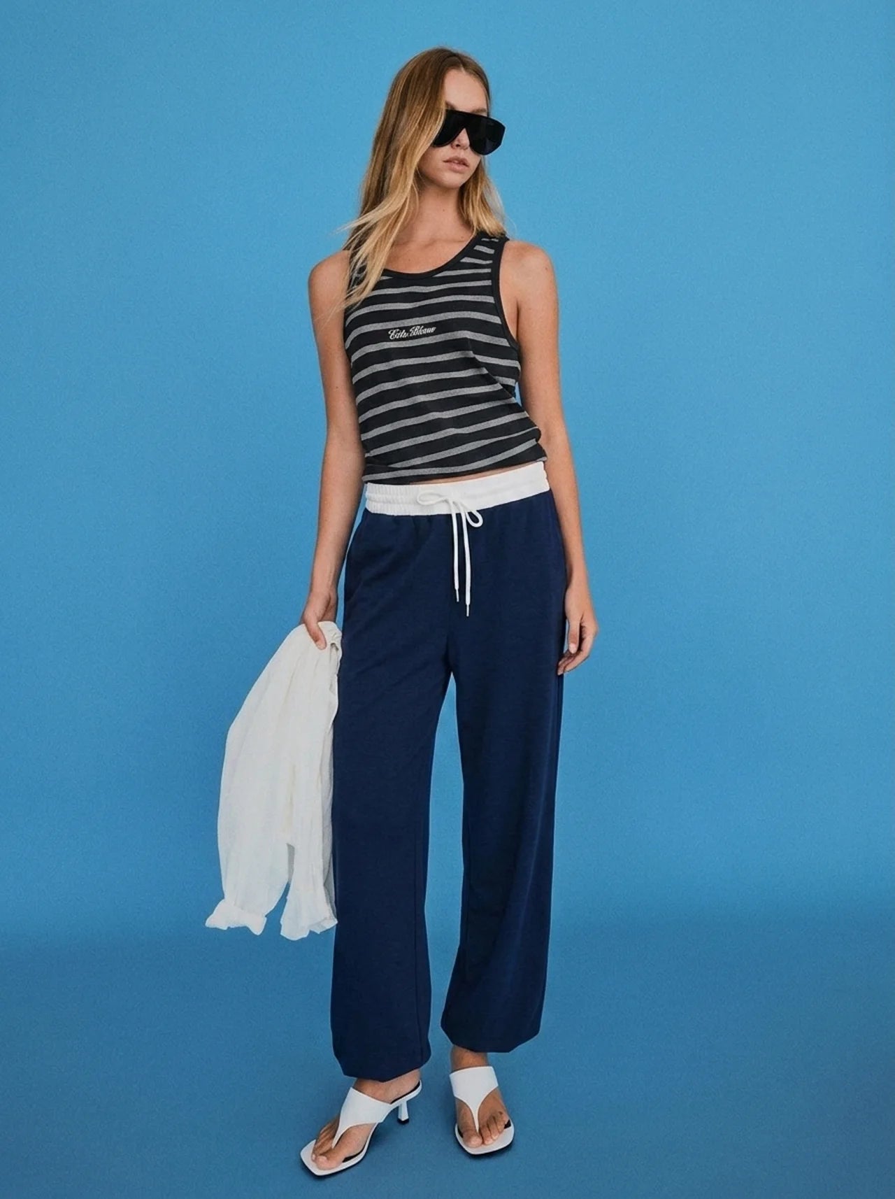 LT1K Contrast Waist Baggy Trouser. (Perfect For All Season).
