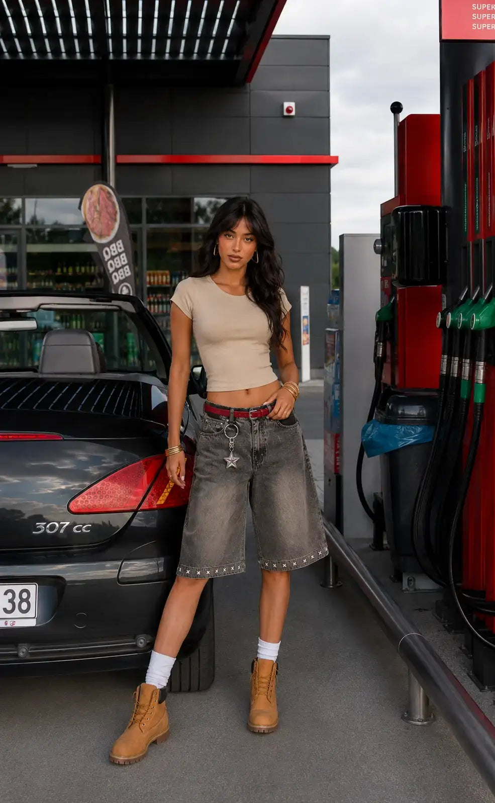 LT1K Crop Slim T-Shirt