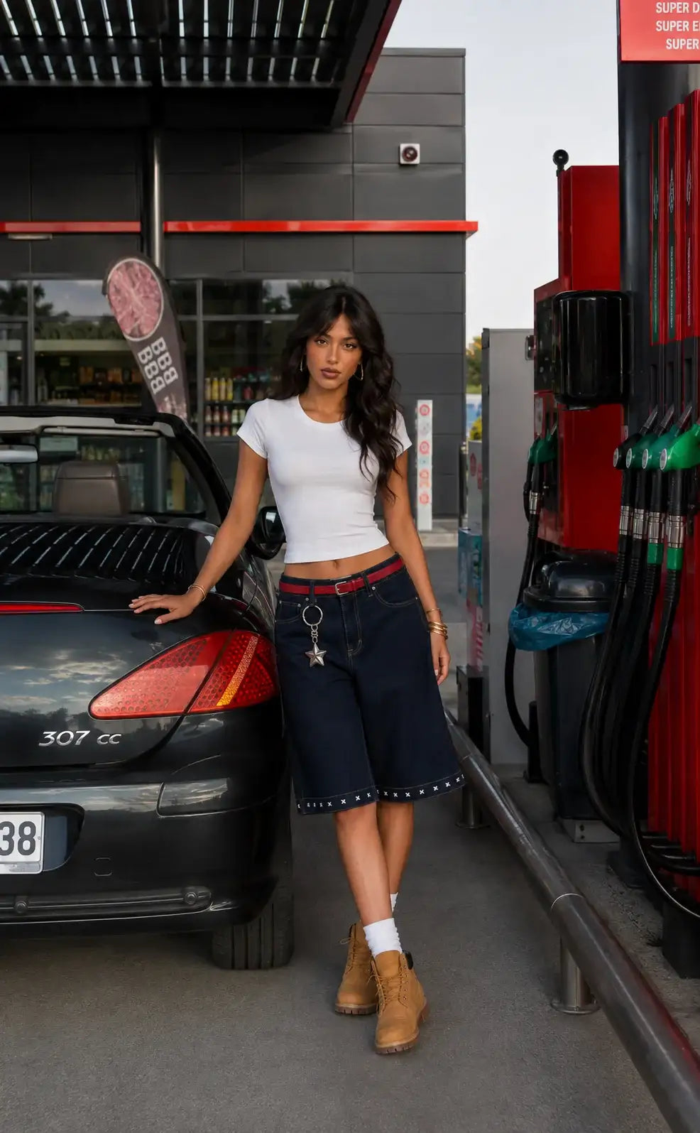 LT1K Crop Slim T-Shirt